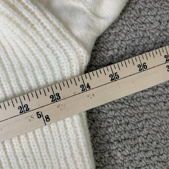 UMGEE Womens Sweater Large Cream Cable Knit Turtle Neck Long Sleeve Pullover NWT - Picture 10 of 13